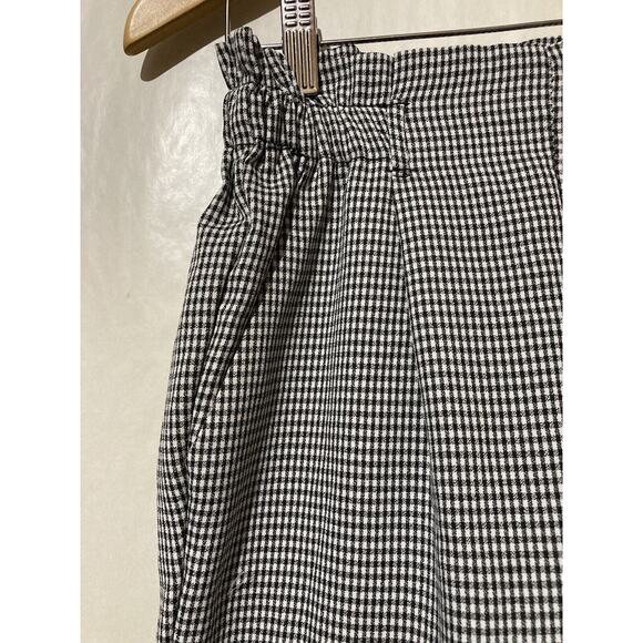 Sienna Sky Pants Black & White Check Pockets XS Checkered Lightweight - Picture 4 of 7